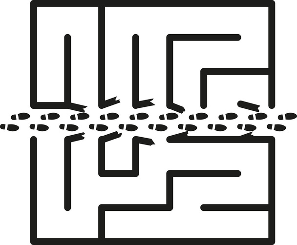 Maze Shortcut - Vector, Image
