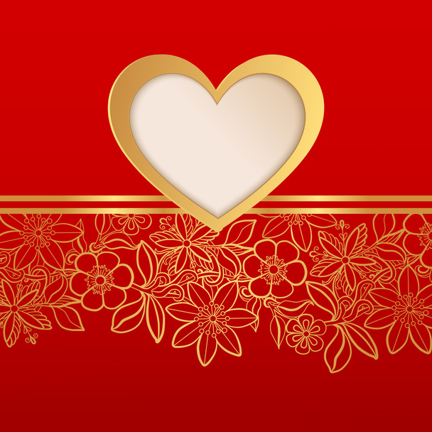 tarjeta de felicitación día de San Valentín. - Vector, Imagen