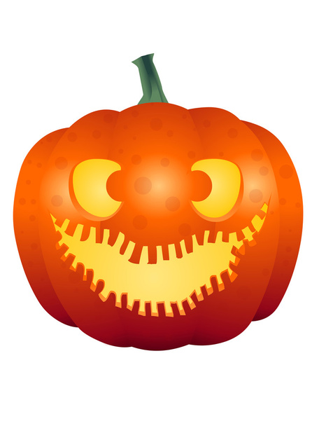 Halloween Pumpkin Face 003 - Vector, Image