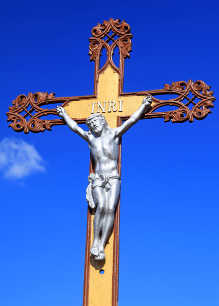 Jezus Christus aan het kruis - Foto, afbeelding