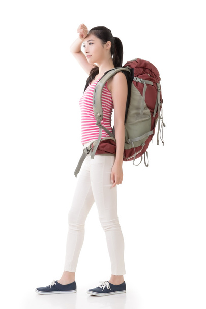 Young Asian backpacker - Valokuva, kuva