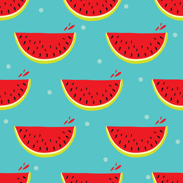 Cute watermelon. - Vector, Image