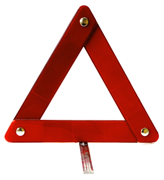 Signalization triangle for automobiles - Foto, afbeelding