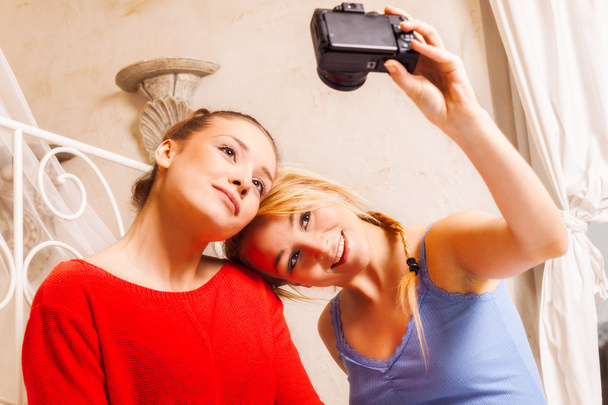 Two girls doing themselves photo - Foto, afbeelding