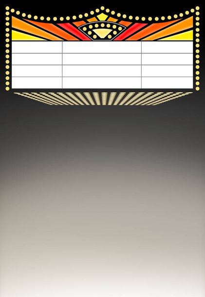 Theater Marquee Scene Sign - Photo, Image