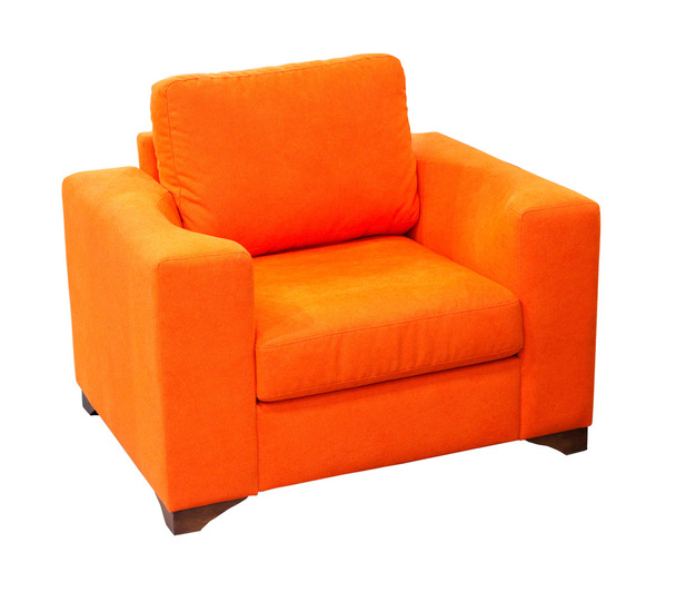 Orange armchair - Foto, Imagem