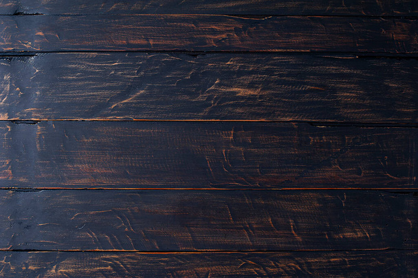 Wood texture background, wooden boards. Blue color - Photo, Image
