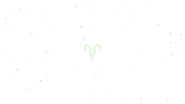 Aries Green Outline on White Background stock video is a great video clip. This 1920x1080 (HD) video clip can be used in any project. This footage will look great in your next edit, project, or movie.  - Footage, Video