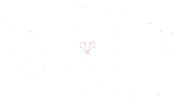 Aries Red Outline On White Background stock video is a great video clip. This 1920x1080 (HD) video clip can be used in any project. This footage will look great in your next edit, project, or movie.  - Footage, Video