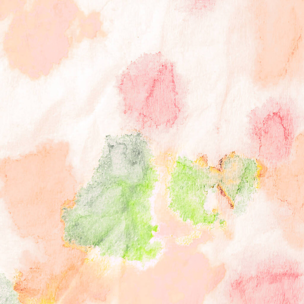 Beige Faded Background. Pink Ink Dirty Print. Peach Pastel Art Texture. Nude Vintage Print. Brown Tie Dye Template. Watercolor Banner. Orange Multicolor Image. Black Brushed Textile Decoration. - Foto, Bild