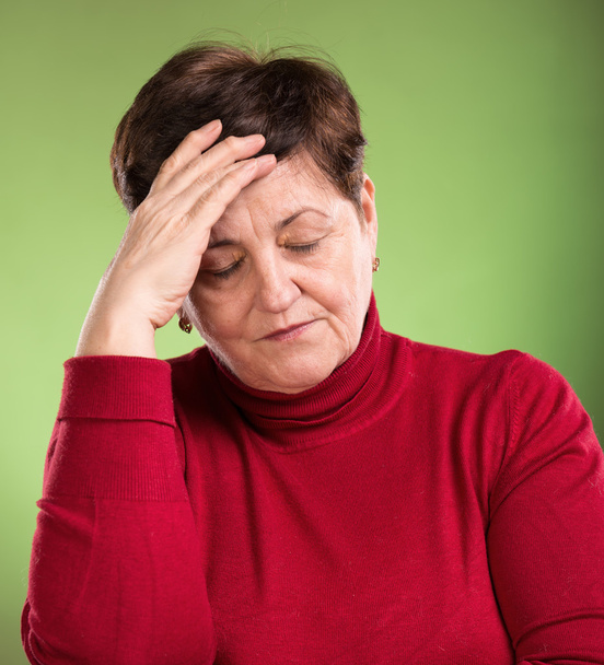 Γυναίκα που πάσχει από πονοκέφαλο - Φωτογραφία, εικόνα