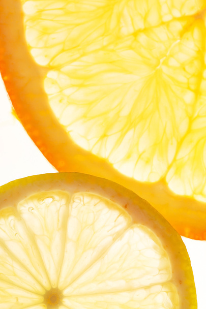Citrus fruits background - Фото, изображение