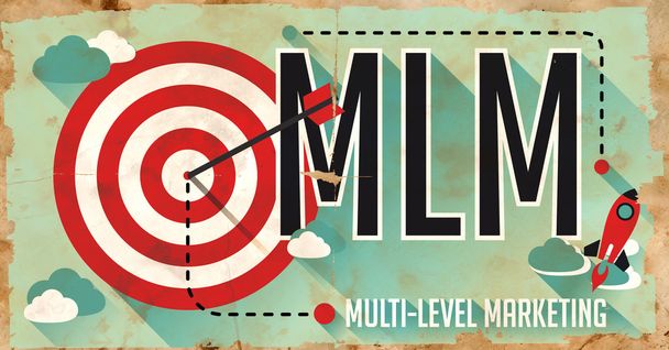 MLM. Плакат в плоском дизайне
. - Фото, изображение