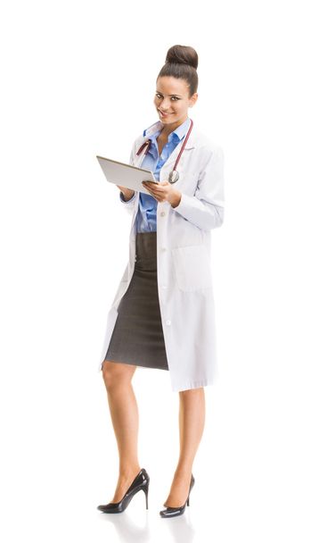 Doctor woman with stethoscope - Foto, afbeelding