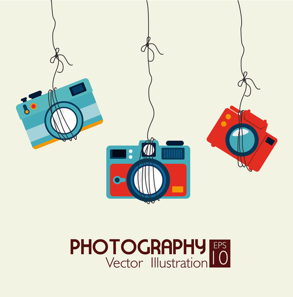 photography design - Vektor, Bild