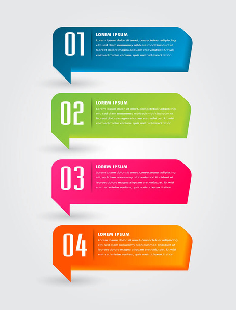 infographic design template for your business vector illustration. - Вектор,изображение