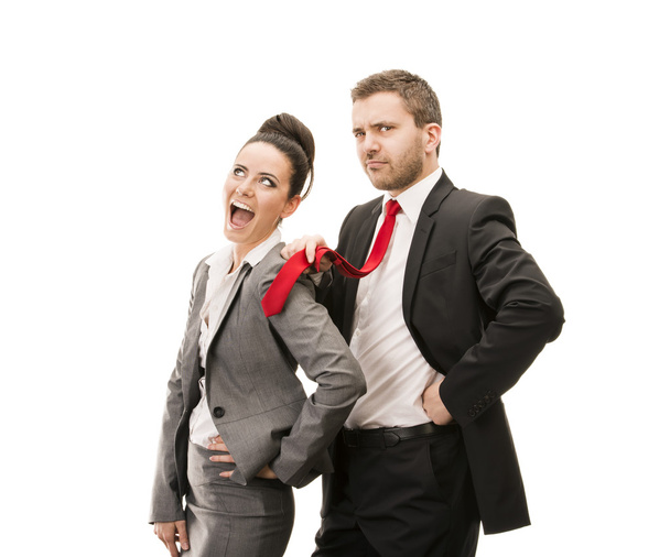 Business woman and business man - Foto, immagini