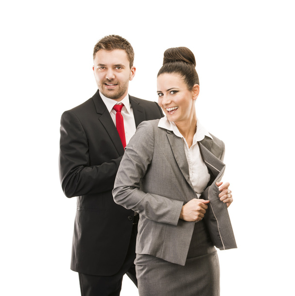 Business woman and business man - Photo, Image