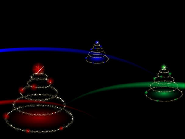 Kerstbomen - Vector, afbeelding