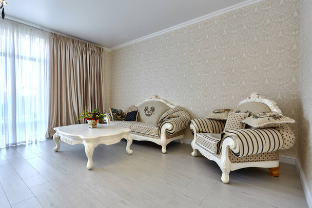 obývací pokoj s krásným interiérem - Fotografie, Obrázek