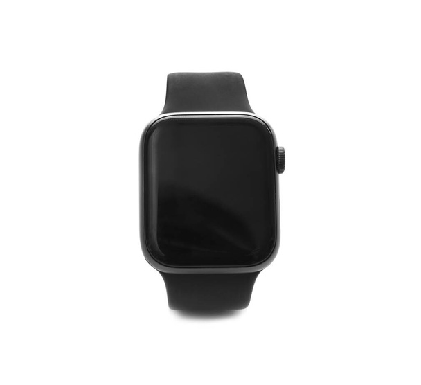 Modern stylish smart watch isolated on white - Photo, image