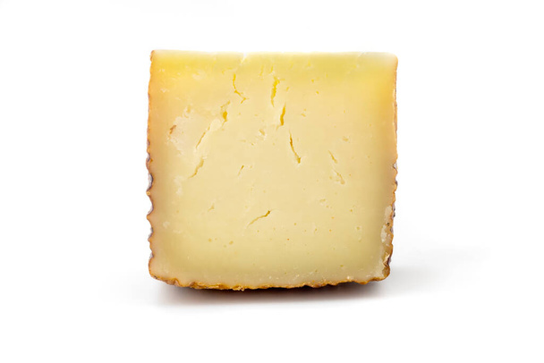 Canestrato Pugliese, ένα παραδοσιακό τυρί πρόβειο γάλα από την ιταλική περιφέρεια Apulia - Φωτογραφία, εικόνα
