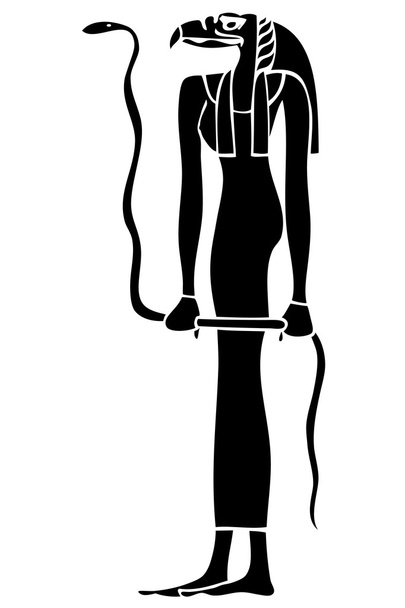 Vector priestess of God Amon - Vector, Image