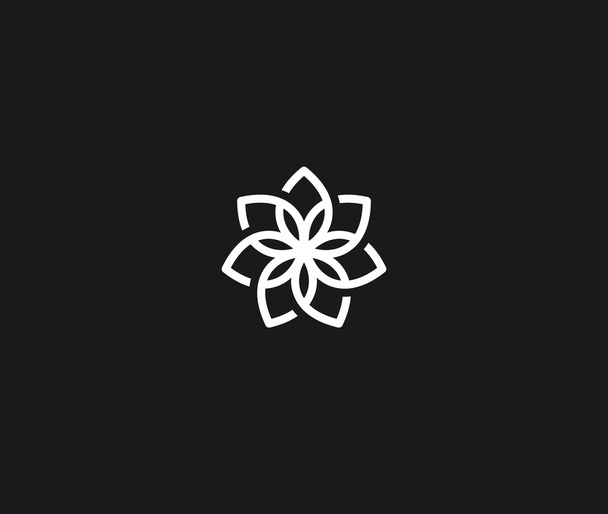 Flower symbol - Vector, Image