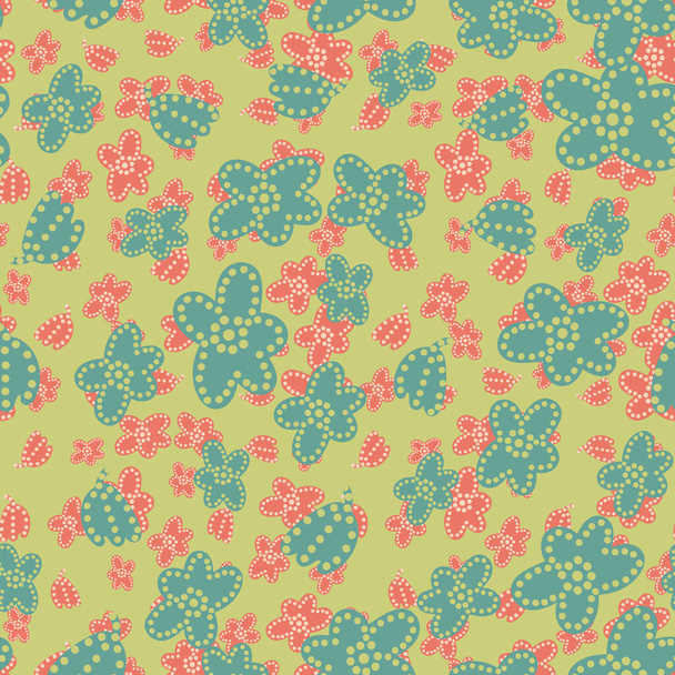 prairie de fleurs motif vectoriel sans couture - Vecteur, image