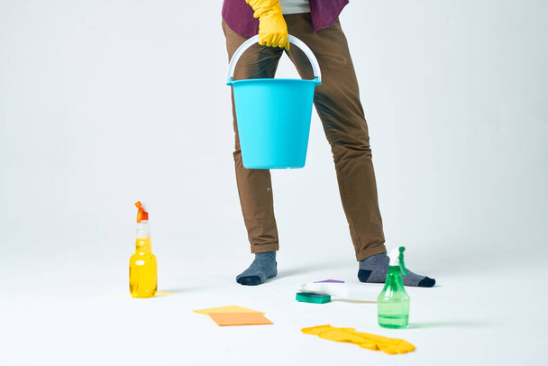 καθαρότερα είδη καθαρισμού οικιακή εργασία lifestyle service Professional - Φωτογραφία, εικόνα