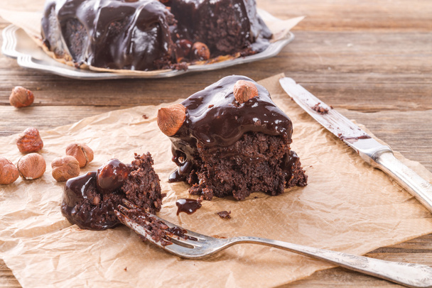 Chocolate Walnut cake - Fotografie, Obrázek