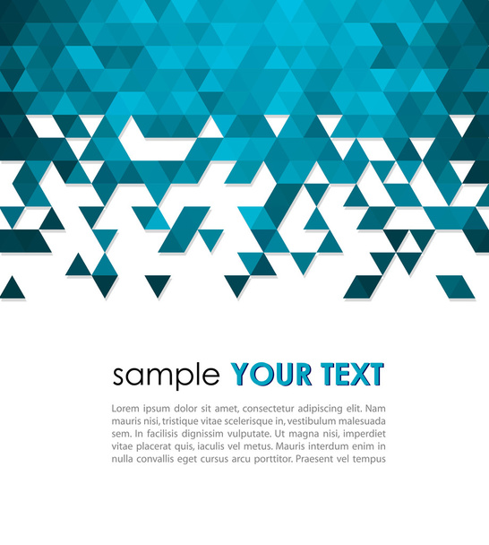 Abstract technology background  with triangle - Vector, Imagen