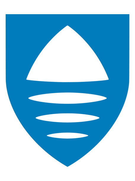 Escudo del Condado Noruego de Viken - Vector, imagen