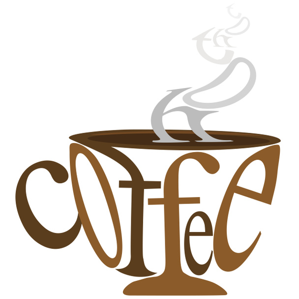 Кофе с текстом
 - Фото, изображение