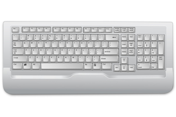 isolierte Tastatur - Foto, Bild