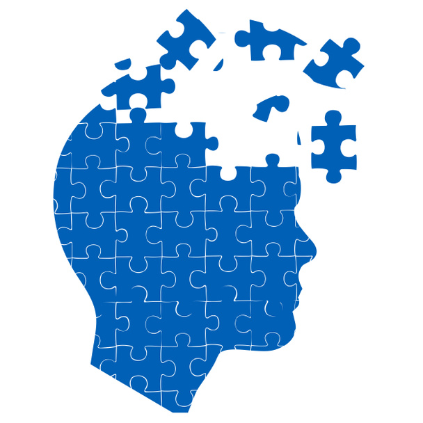 Человеческий разум с головоломкой
 - Фото, изображение