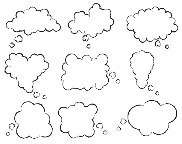 Set of speech bubbles - Vector, Image