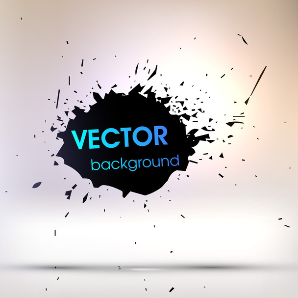 Ink Splatter Background - Vector, Image