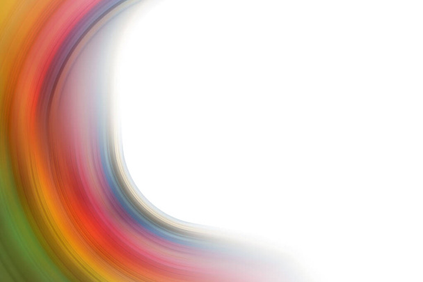 Abstract Swirling colors on white background - Photo, Image