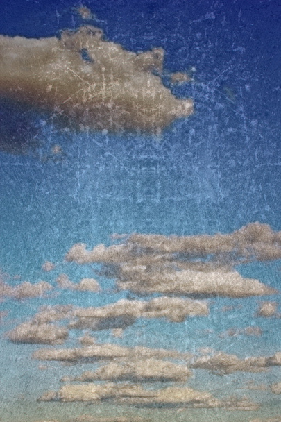 clouds on grungy background - Foto, Bild