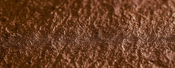 Texture de pierre brune comme fond abstrait, matériau de conception et surface texturée - Photo, image