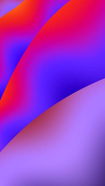 Paint Movement. Color Dream series. Composition of gradients and spectral hues for subject of imagination, creativity and art painting. 3d fractal render - Photo, Image