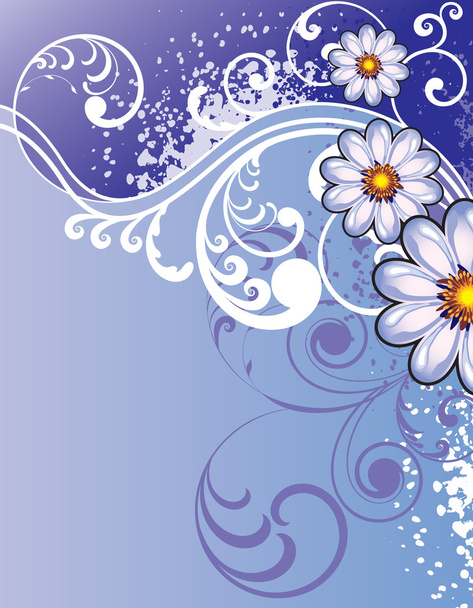 Abstract floral background - Vector, Imagen