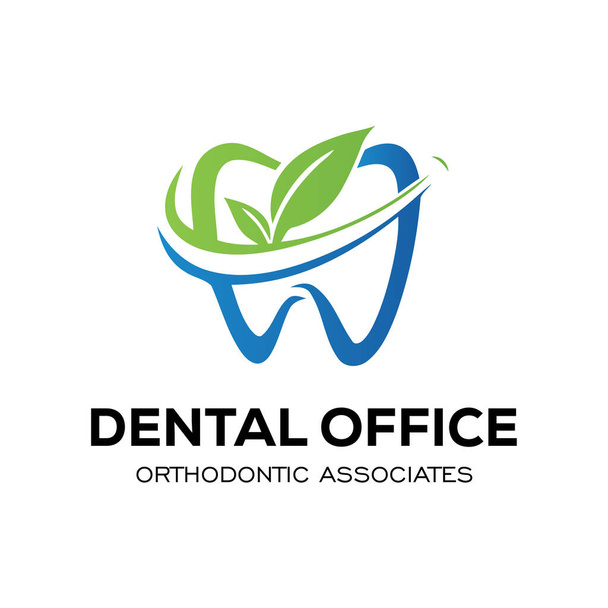 Dental Clinic Logo Design Dentist Logo Tooth abstract Linear Dentist stomatology - Vector, Image