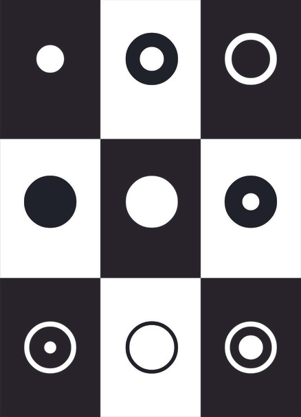 čísla na černou a bílou - Vektor, obrázek