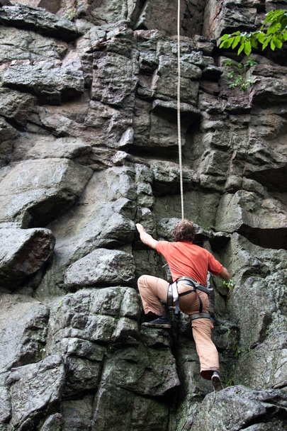 Rock-Climber. - Foto, afbeelding