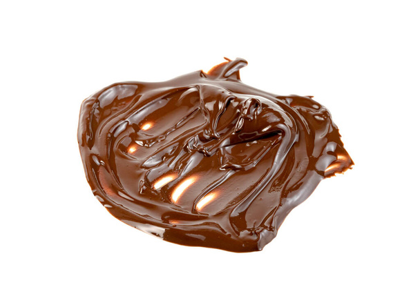 Chocolate extendido aislado sobre fondo blanco - Foto, imagen