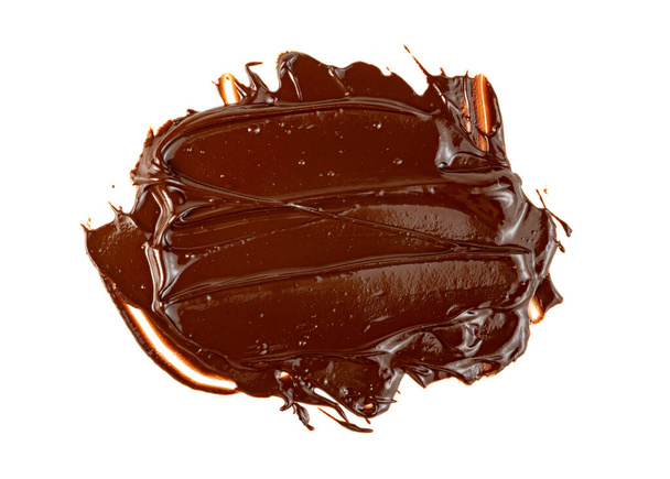 Распространение шоколада на белом фоне - Фото, изображение