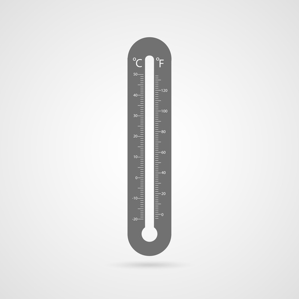 Vector thermometer icon. - Vector, afbeelding