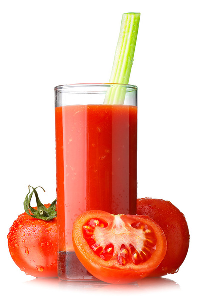 Tomato juice with celery - Foto, immagini